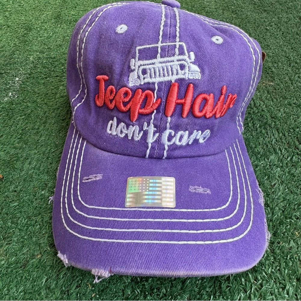Purple Jeep Cap ✌️